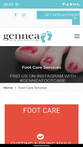 Gennea Health And Foot Care screenshot 1