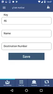 gTalk HotDial screenshot 3