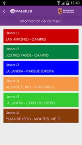 PALBUS - Buses de Palencia screenshot 2