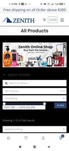 Zenith Shopping screenshot 2