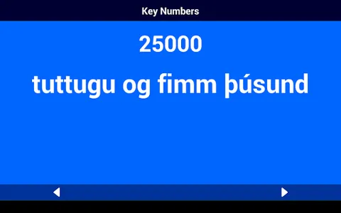 Icelandic Number Whizz screenshot 10