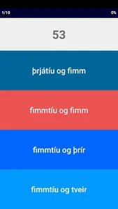 Icelandic Number Whizz screenshot 3