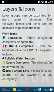 Border Route Trail Offline Map screenshot 1
