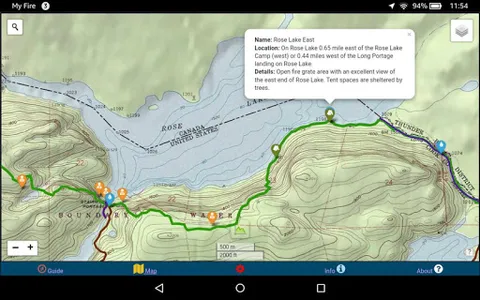 Border Route Trail Offline Map screenshot 10