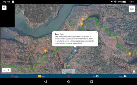 Border Route Trail Offline Map screenshot 8