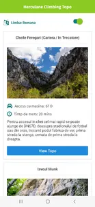 Herculane Climbing Topo screenshot 1