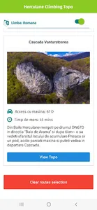 Herculane Climbing Topo screenshot 2