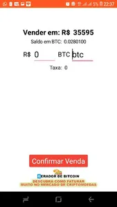 Gerador de Bitcoin screenshot 2