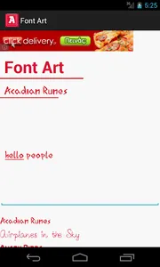 Font Art screenshot 0