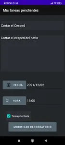 Mis tareas pendientes screenshot 3