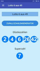 Deutschland Lotto 6 aus 49 screenshot 1
