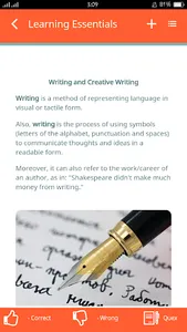 Creative Writing - QuexBook PR screenshot 4