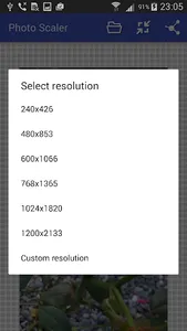 Resize photo screenshot 3
