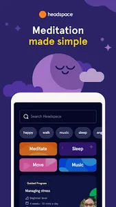 Headspace: Mindful Meditation screenshot 0