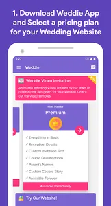 Weddie - Free Wedding Websites screenshot 0