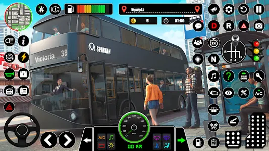 Bus Simulator : 3D Bus Games screenshot 12