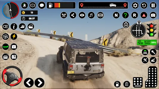 Offroad Jeep Driving & Parking screenshot 1