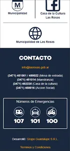 Municipalidad de Las Rosas screenshot 2