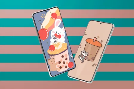 Kawaii Bubble Tea Wallpaper screenshot 9