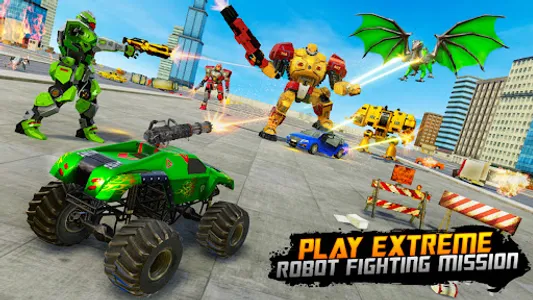 Monster Truck Robot Car Game screenshot 20