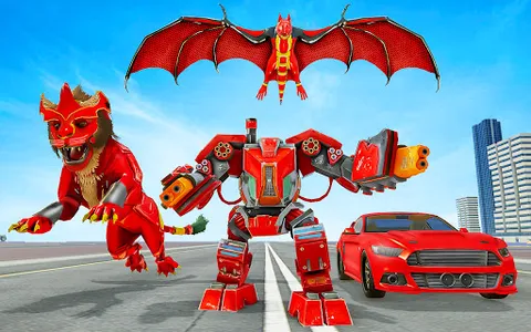 Lion Robot Transform Games 3d screenshot 10