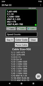 25 Pair Color Code screenshot 4