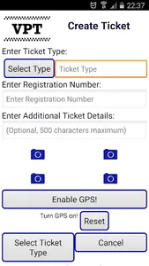 Virtual Parking Tickets screenshot 0