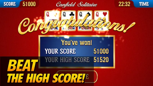 Canfield Solitaire screenshot 1