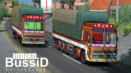 Bussid Indian Livery Truck screenshot 0