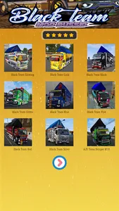 Mod Bussid Black Team screenshot 1