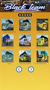 Mod Bussid Black Team screenshot 3