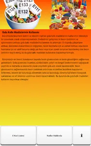 Gıda Katkı Maddeleri E Kodlar screenshot 14