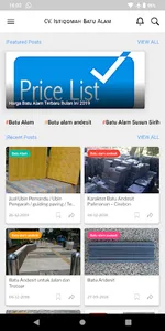 Batu Alam - CV. Istiqomah screenshot 1