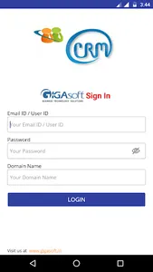 GigaSoft CRM screenshot 1