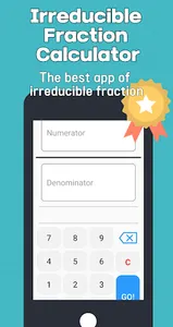 Irreducible Fraction Calculato screenshot 1