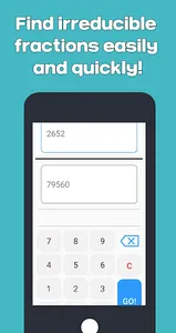 Irreducible Fraction Calculato screenshot 2