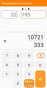 Repeating Decimal Converter :  screenshot 4