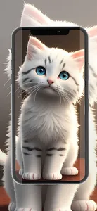 Cute Cat Cartoon Wallpaper screenshot 1