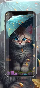 Cute Cat Cartoon Wallpaper screenshot 4