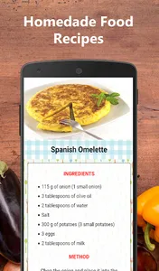 Homemade food recipes screenshot 0