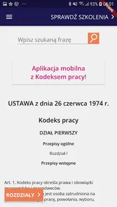 Kodeks Pracy screenshot 0