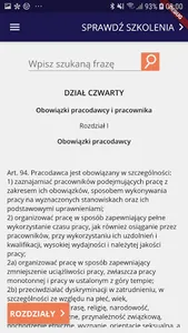 Kodeks Pracy screenshot 3