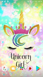 Cute Unicorn Girl Wallpapers screenshot 1