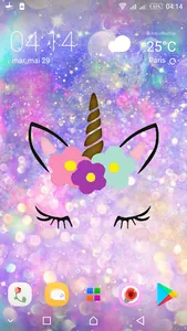 Cute Unicorn Girl Wallpapers screenshot 2