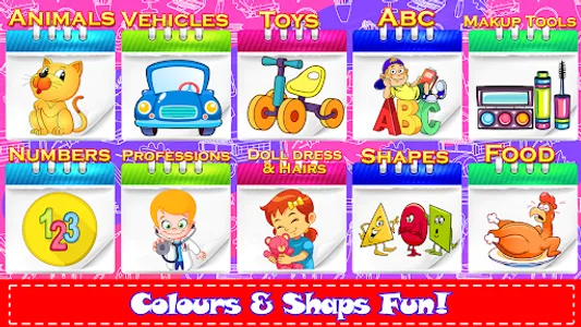 Shapes Painting Learning Games screenshot 30