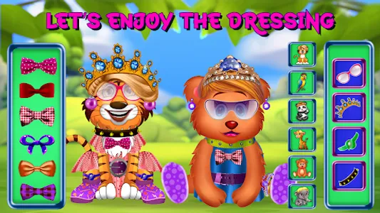 Animals Hair styles Girls Game screenshot 2