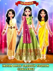 Indian Fashion Dress Up Salon screenshot 1