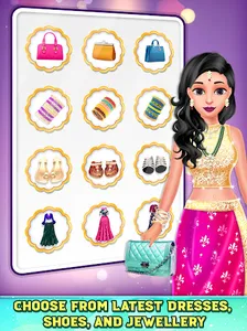 Indian Fashion Dress Up Salon screenshot 6