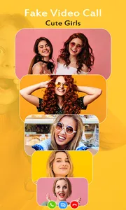 Girls fake video call screenshot 1