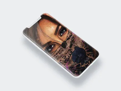 Girl Mask Wallpaper screenshot 2